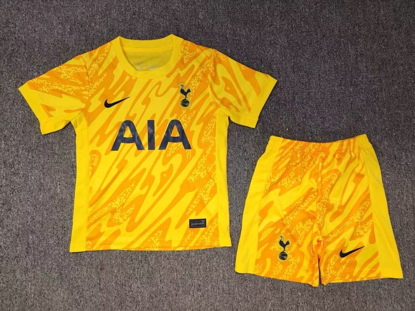 Kids-Tottenham 24/25 GK Yellow Soccer Jersey